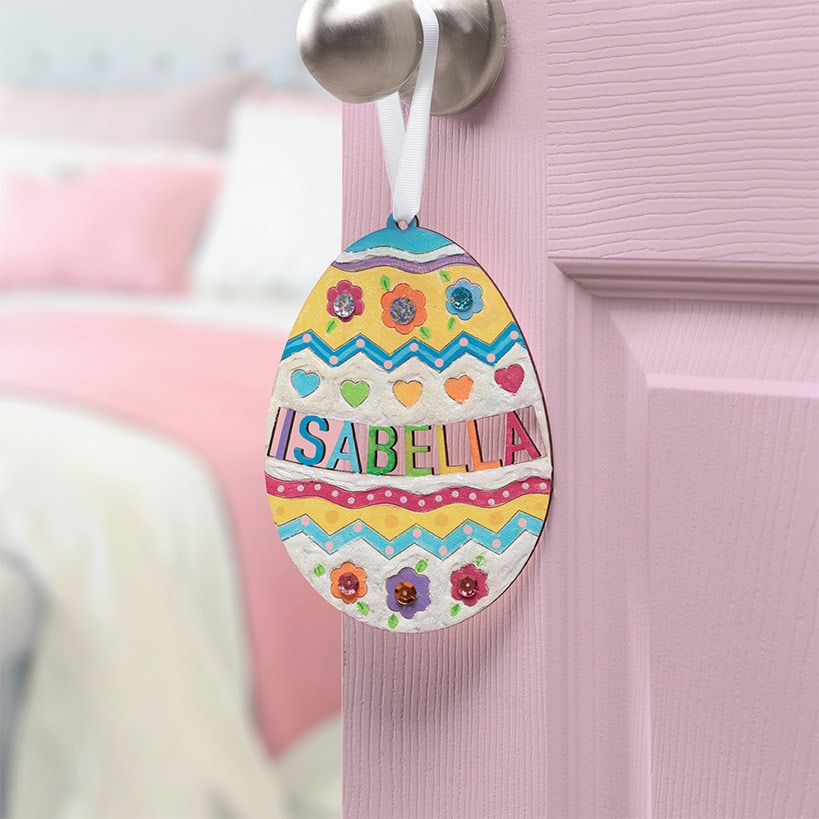 Personalized Easter DIY Wood Egg