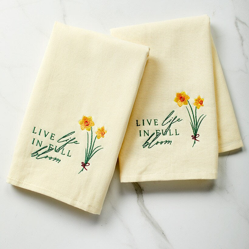 Buffalo Plaid Green Valance or Daffodil Shower Hooks Set of 12