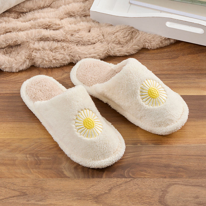 Daisy Plush Slippers