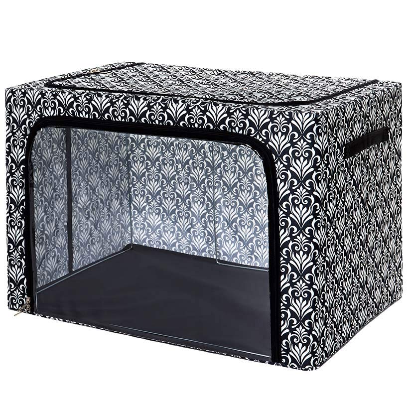 Damask Bedroom or Closet Storage Bin Organizer