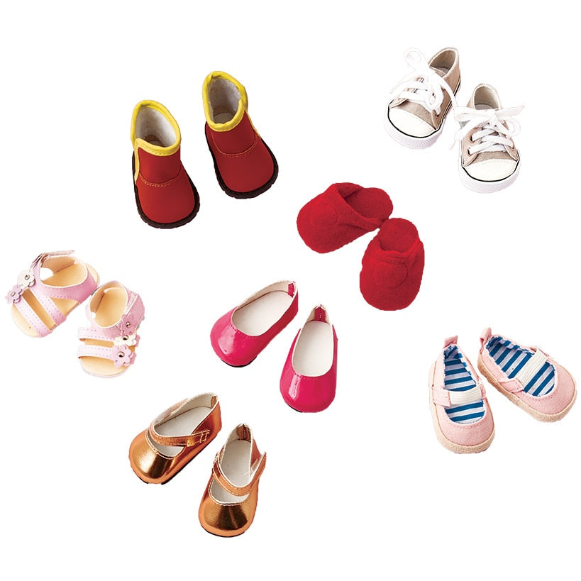 Doll Outfits, Set of 3 or Shoe Set for 18" Doll