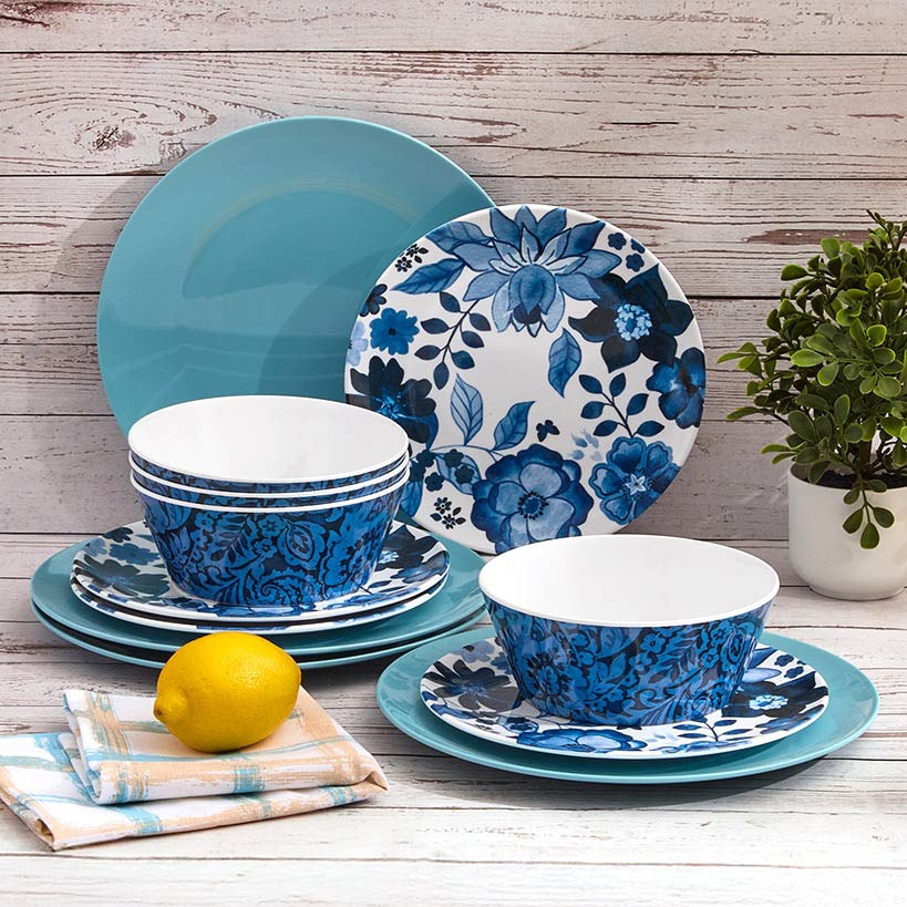Dolly Parton Country Melamine Dinnerware Set - 12-Pc.
