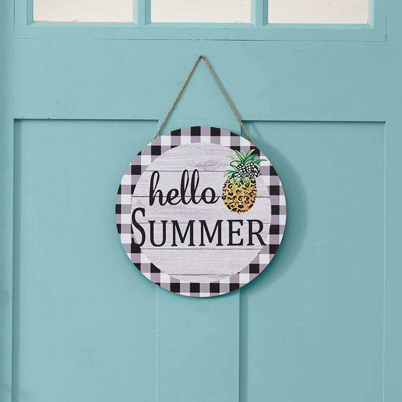 Hello Summer Porch Decor
