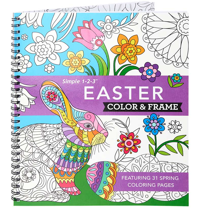 Sticker By Letter™ Happy Easter Activity Or Easter Coloring Book