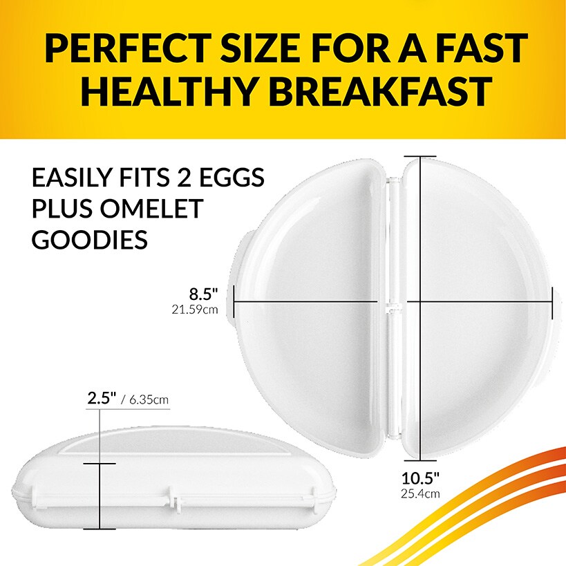 Egg 'n Omelet Cooker - Quick and Fluffy Omelets in Your Microwave