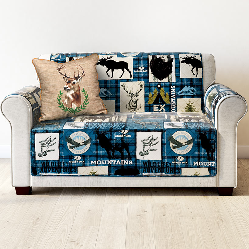 Wildlife Explorer Embroidered Decorative Pillow