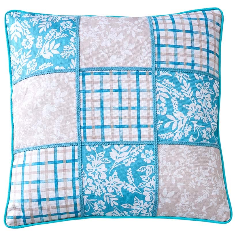 Spring Themed Embroidered Decorative Pillow