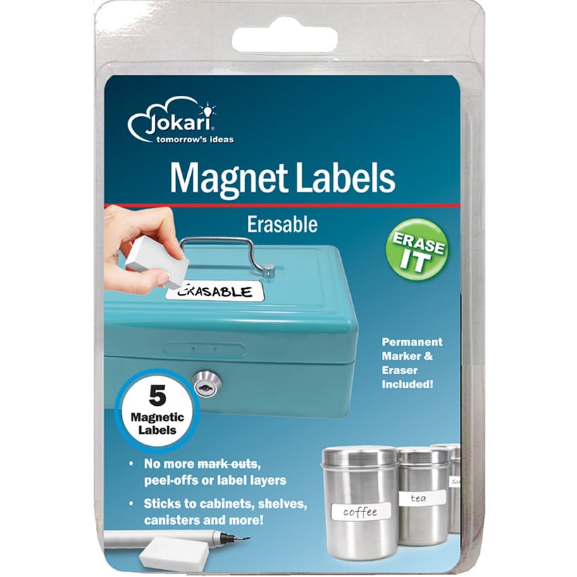 Jokari Erasable Magnet Labels for Home