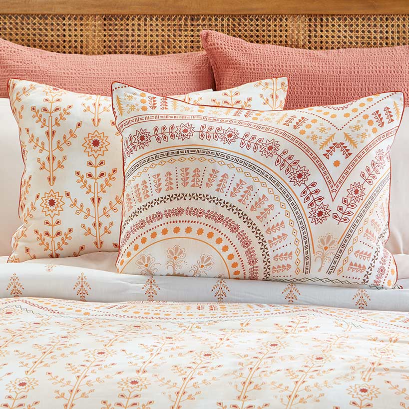 Mandala Pattern Reversible Comforter Set or Accent Pillow