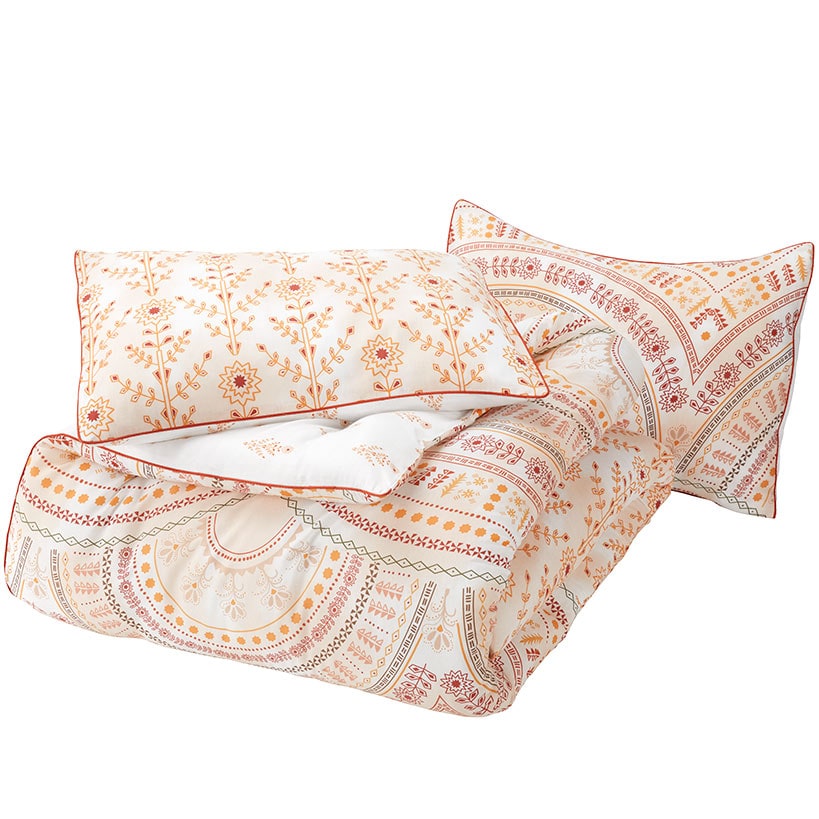 Mandala Pattern Reversible Comforter Set or Accent Pillow