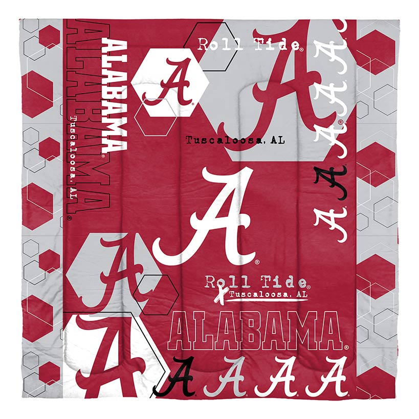 NCAA Hexagon Comforter Set