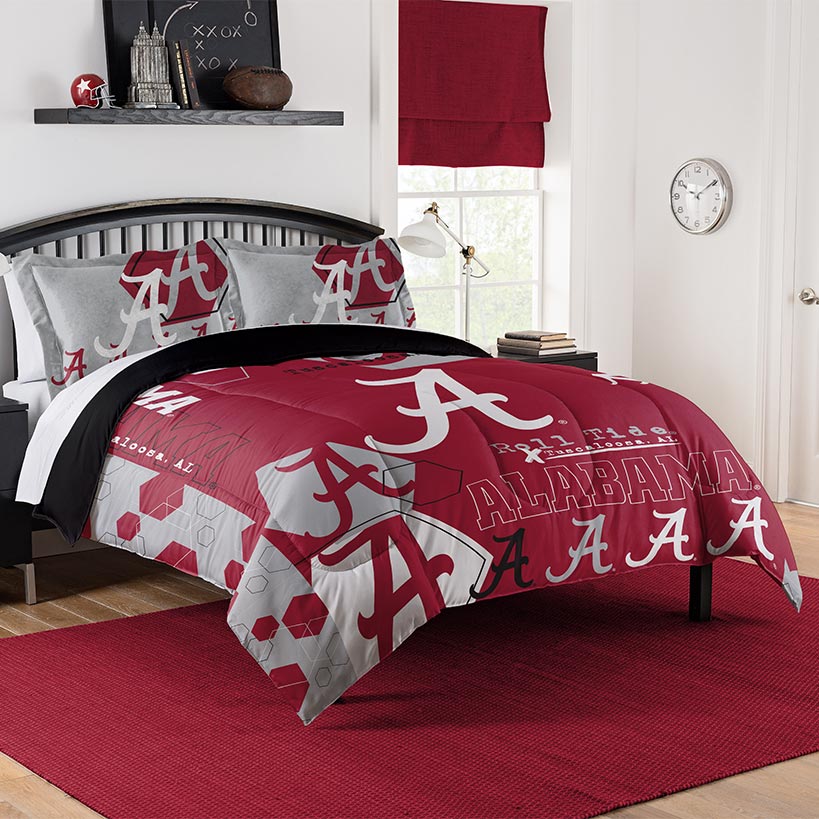 NCAA Hexagon Comforter Set