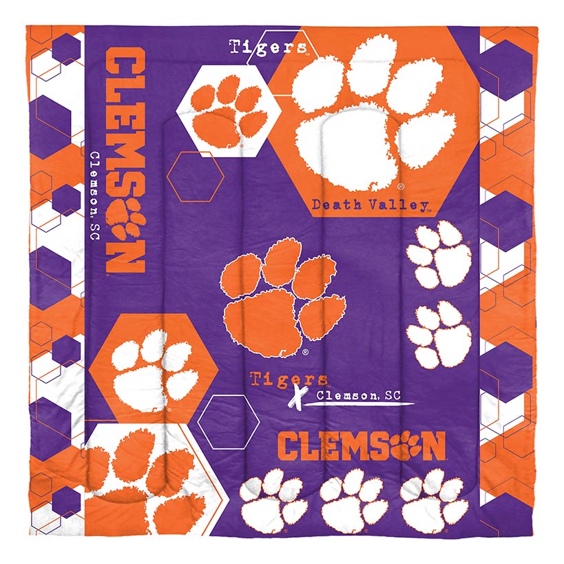 NCAA Hexagon Comforter Set