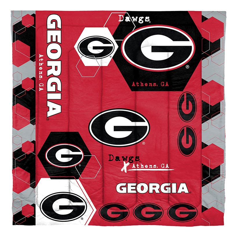 NCAA Hexagon Comforter Set