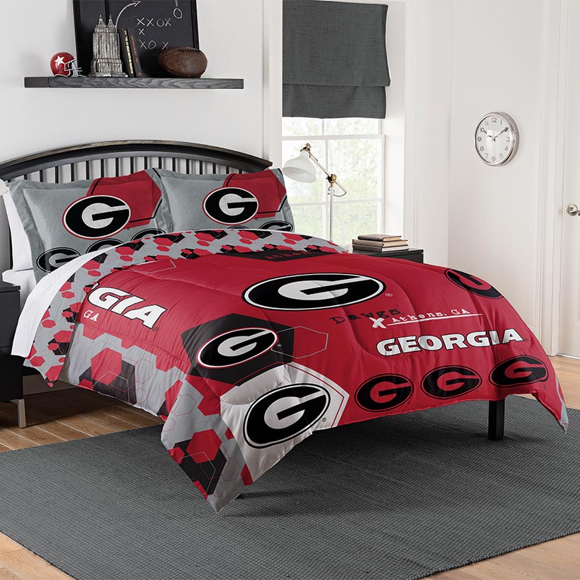 NCAA Hexagon Comforter Set