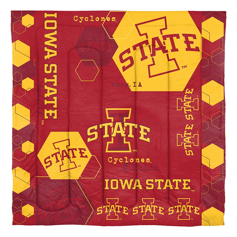 NCAA Hexagon Comforter Set