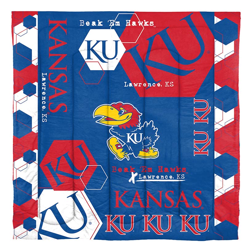 NCAA Hexagon Comforter Set