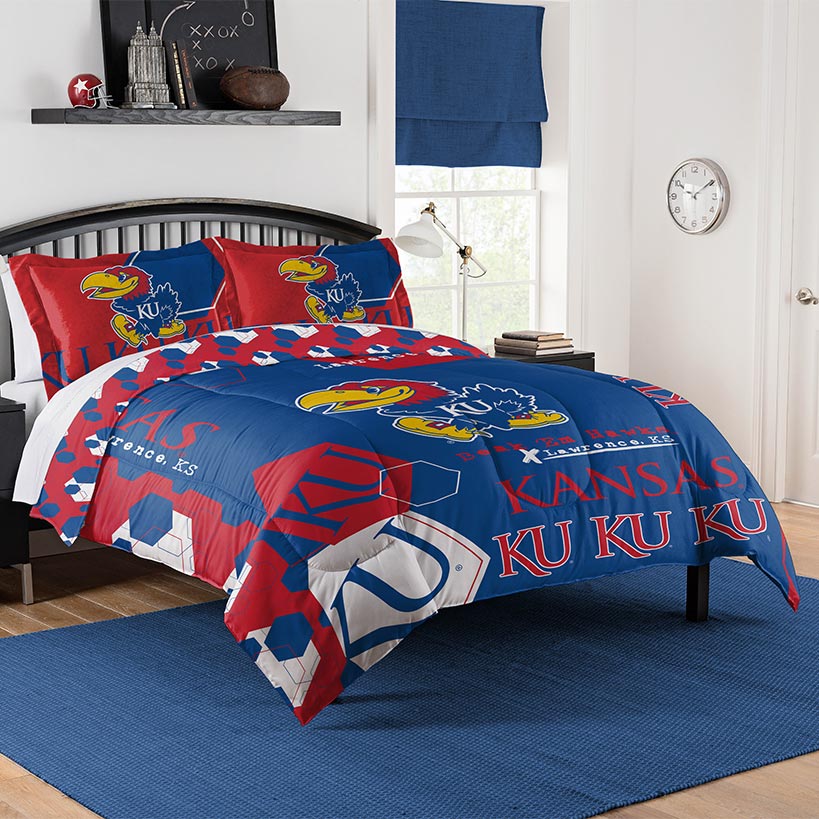 NCAA Hexagon Comforter Set