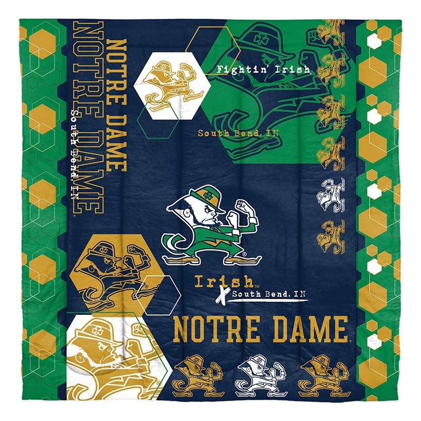 NCAA Hexagon Comforter Set