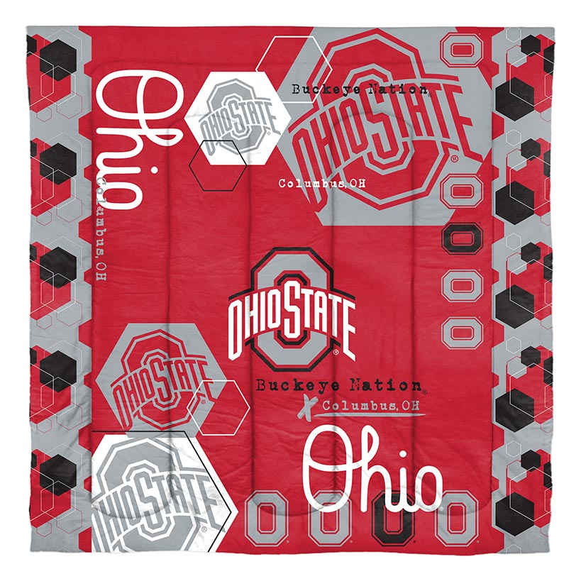 NCAA Hexagon Comforter Set