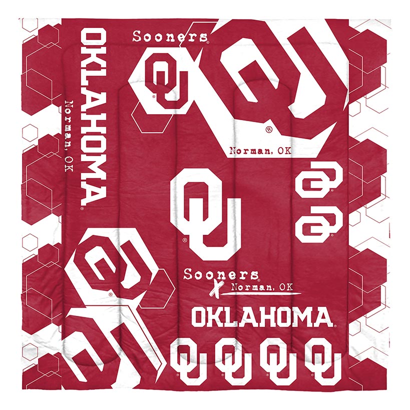 NCAA Hexagon Comforter Set
