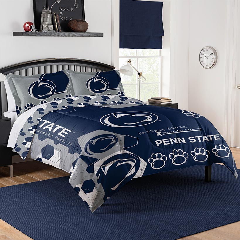 NCAA Hexagon Comforter Set