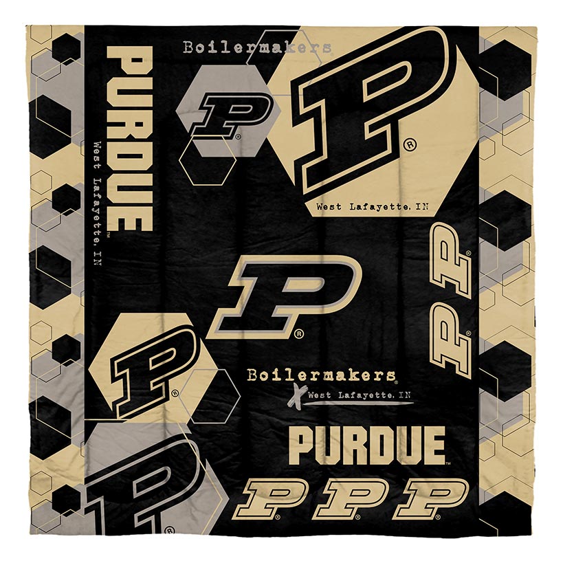 NCAA Hexagon Comforter Set