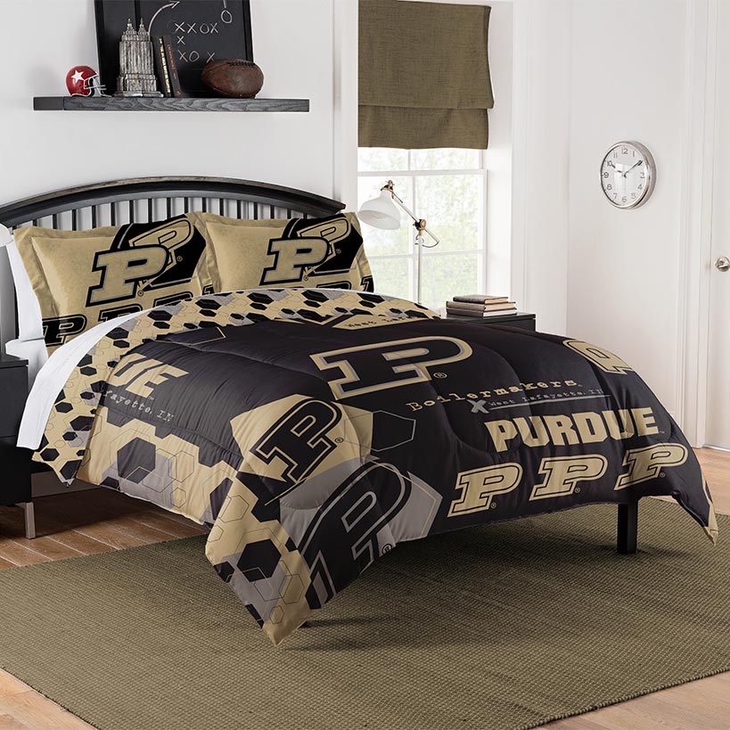 NCAA Hexagon Comforter Set