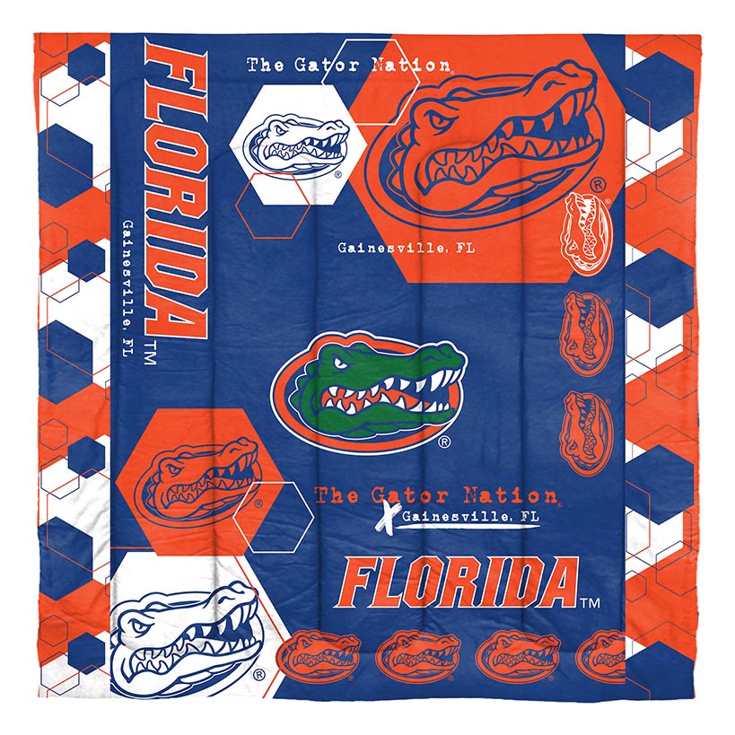 NCAA Hexagon Comforter Set