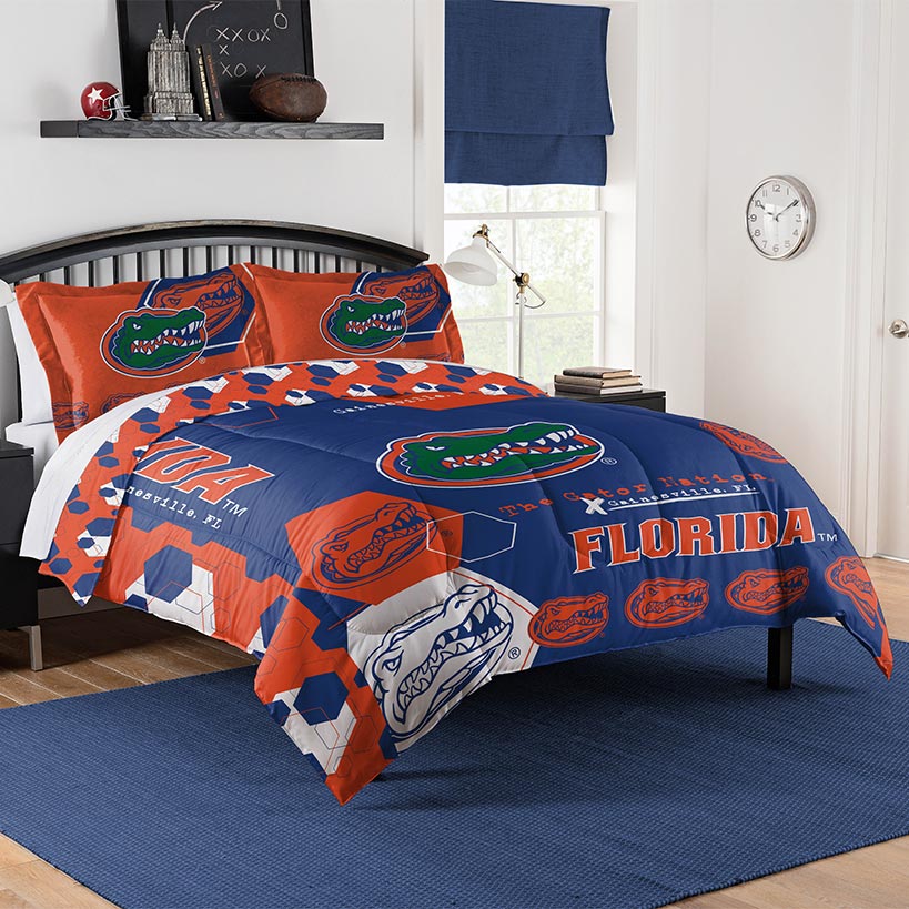 NCAA Hexagon Comforter Set