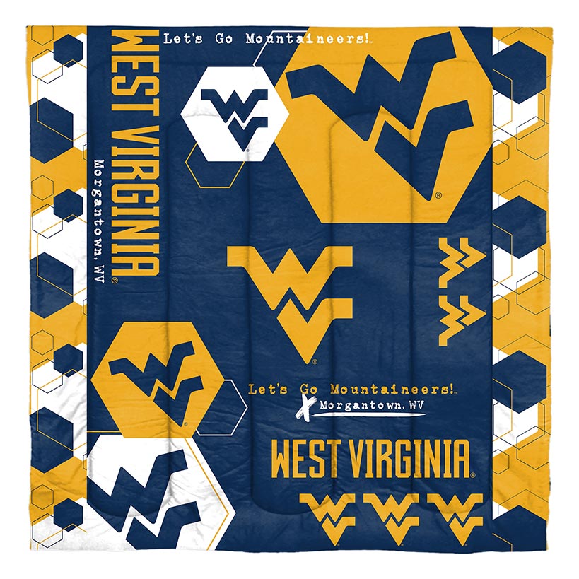 NCAA Hexagon Comforter Set