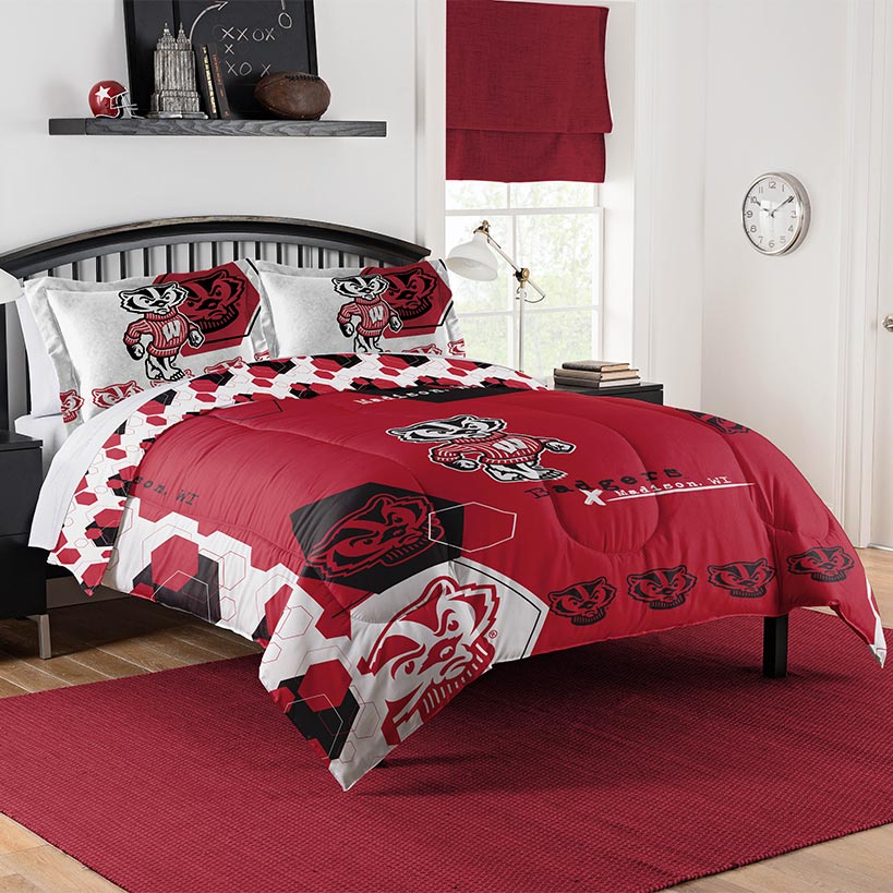 NCAA Hexagon Comforter Set