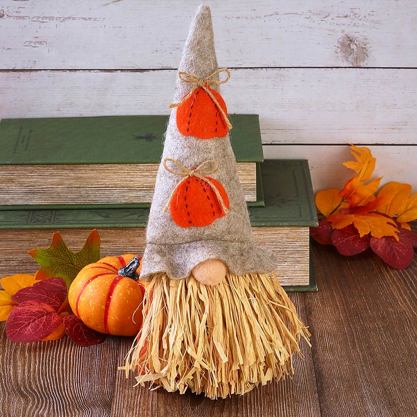 Fall Harvest Gnome Decor#select-hat_pumpkin