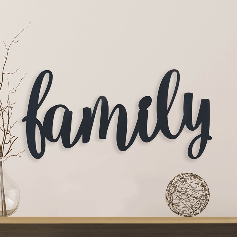 Family Wood Décor Plaque