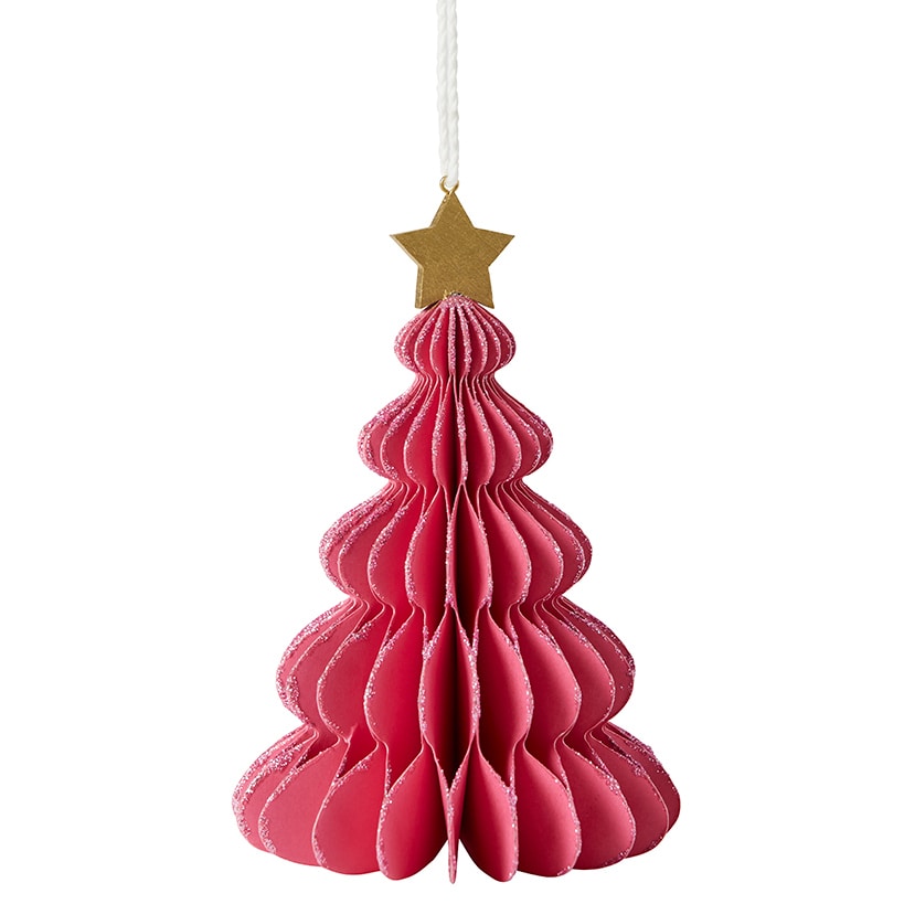 5-Tier Paper Tree Ornaments