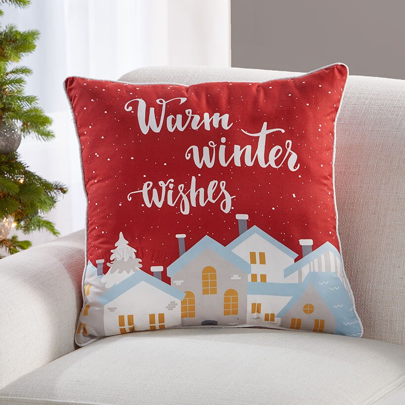 Farmhouse Christmas Accent Pillows