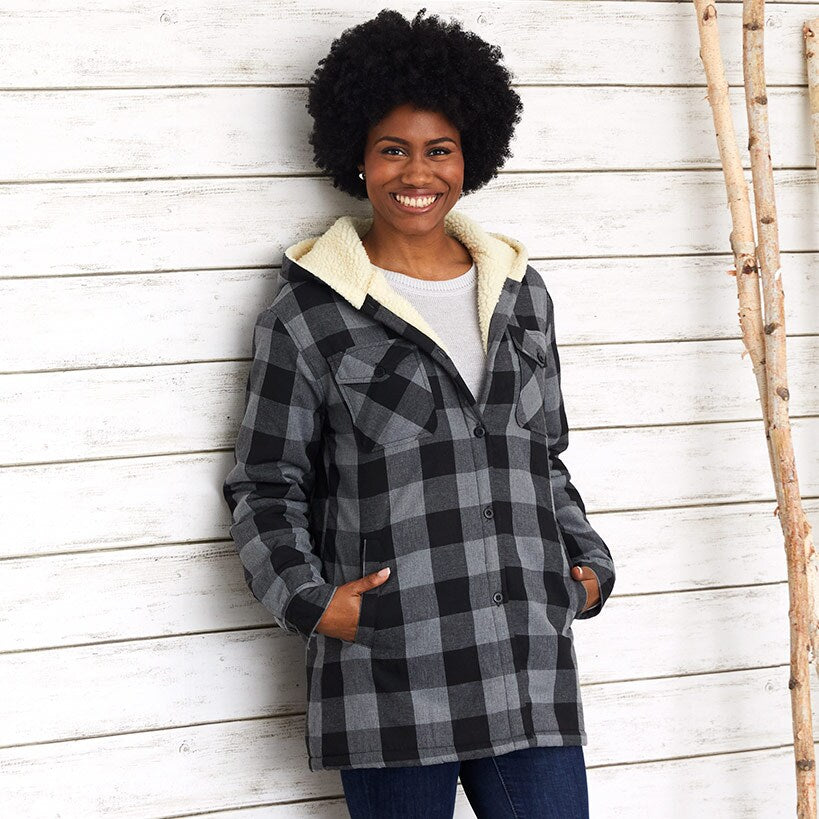 Sherpa Lined Boyfriend Jacket