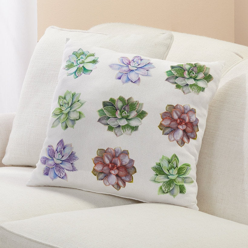 Springtime Floral Accent Pillows
