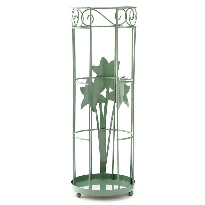 Decorative Floral Plastic Cup Holder