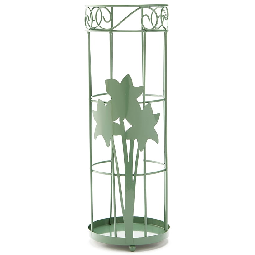 Decorative Floral Plastic Cup Holder