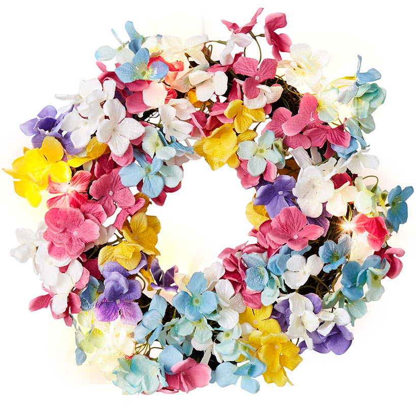 Vibrant Summer Flower Wreath