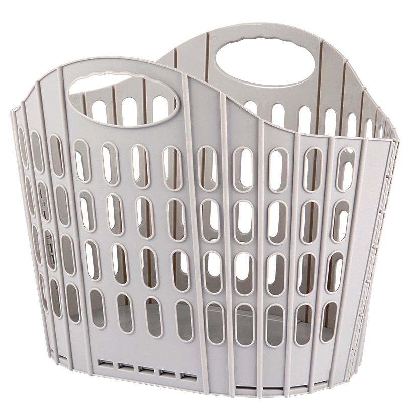 Easy Store Plastic Laundry Clothes Basket and Hamper