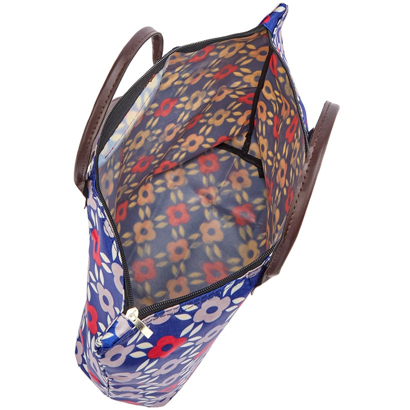 Folding Tote Bag with Zipper