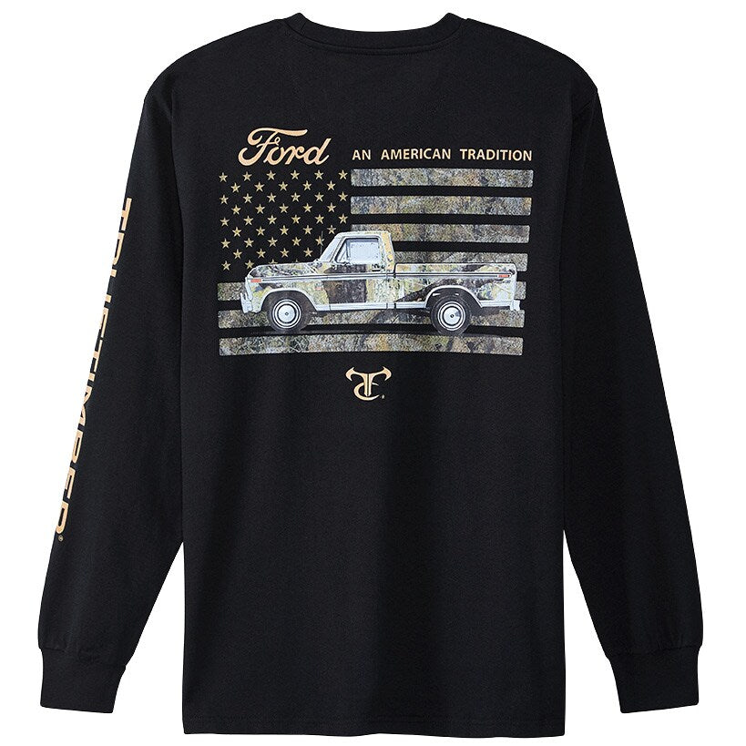 Men's Ford Car Long Sleeve Graphic T-Shirt