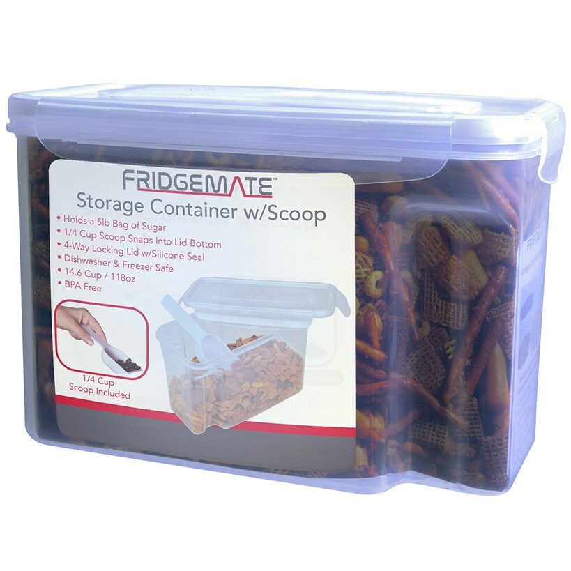 FridgeMate Storage Container with Scoop