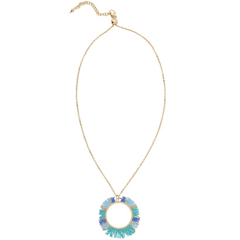 Turquoise Fringe Beaded Jewelry