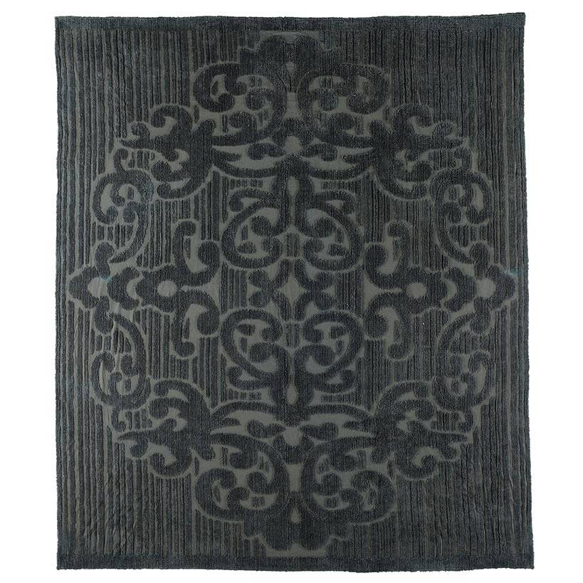 Chenille Queen Gray Bedspread