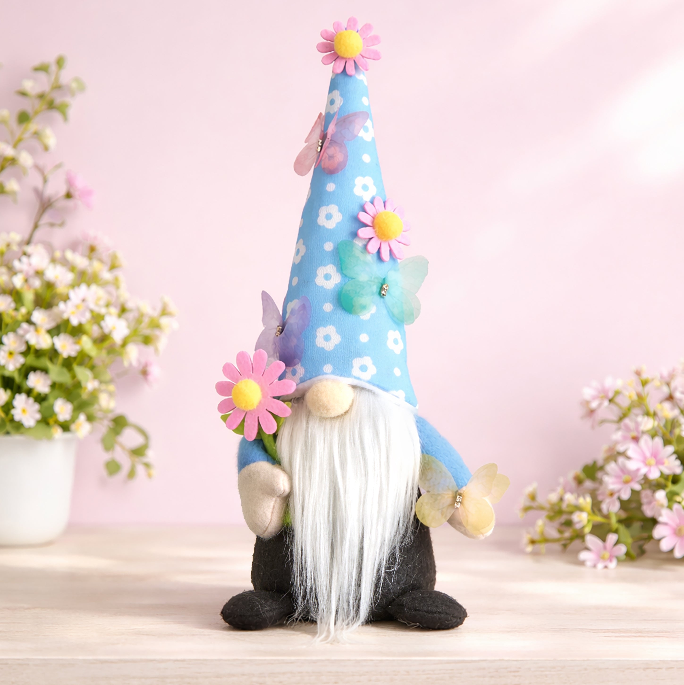 Butterfly Themed Garden Gnome