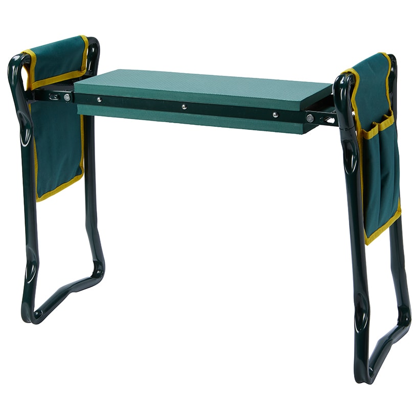 Garden Planting Bench 2 In 1 With Knee Saver And Tool Organizer