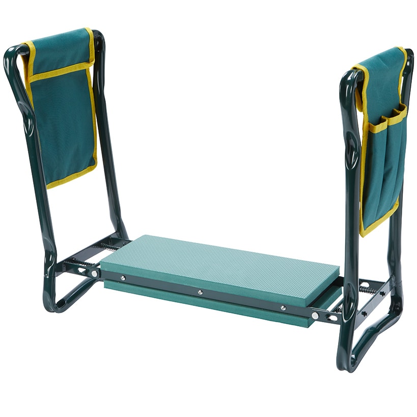 Garden Planting Bench 2 In 1 With Knee Saver And Tool Organizer